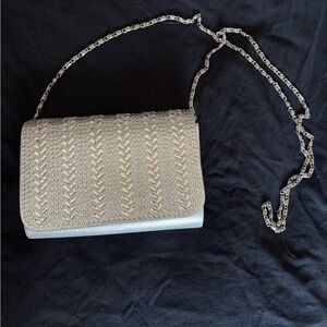 Elegant Silver Chain Shoulder Bag
